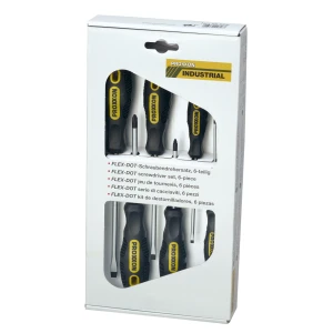 Proxxon-FLEX-DOT-Schraubendrehersatz-Schlitz-und-PHILLIPS-6-teilig-22604