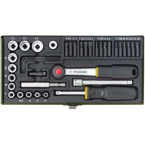 Proxxon Steckschlüsselsatz 1/4" (39-teilig) - 23070