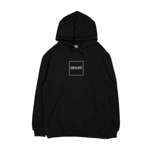 DirtLove Box Logo Hoodie black - DL100-001.S