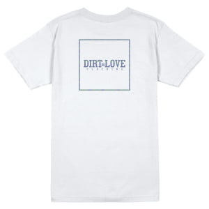 DirtLove Spotty Box Logo Tee white - DL100-025.XL